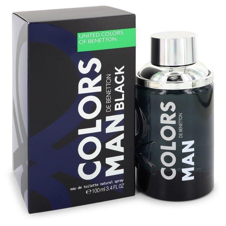 Colors De Benetton Black Eau De Toilette Spray By Benetton - American Beauty and Care Deals — abcdealstores