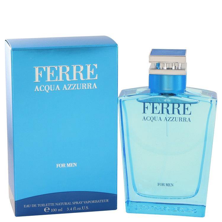 Ferre Acqua Azzurra Eau De Toilette Spray By Gianfranco Ferre - American Beauty and Care Deals — abcdealstores