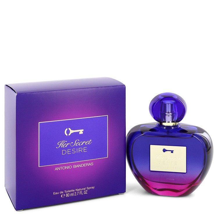 Her Secret Desire Eau De Toilette Spray By Antonio Banderas - American Beauty and Care Deals — abcdealstores