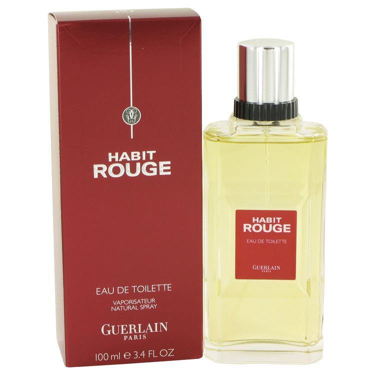 Habit Rouge Cologne / Eau De Toilette Spray By Guerlain - American Beauty and Care Deals — abcdealstores