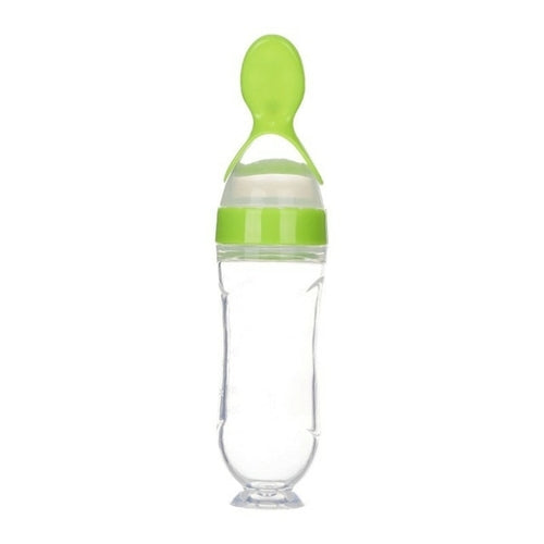 Silicone Squeeze Baby Feeding Bottle - American Beauty and Care Deals — abcdealstores