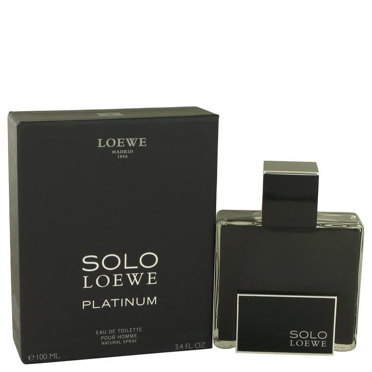 Solo Loewe Platinum Eau De Toilette Spray By Loewe - American Beauty and Care Deals — abcdealstores