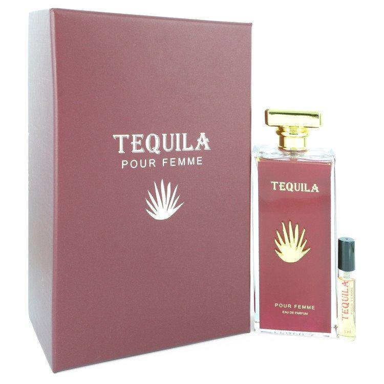 Tequila Pour Femme Red Eau De Parfum Spray + Free .17 oz Mini EDP Spray By Tequila Perfumes - American Beauty and Care Deals — abcdealstores
