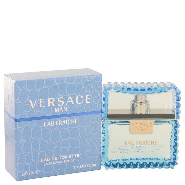 Versace Man Eau Fraiche Eau De Toilette Spray (Blue) By Versace - American Beauty and Care Deals — abcdealstores