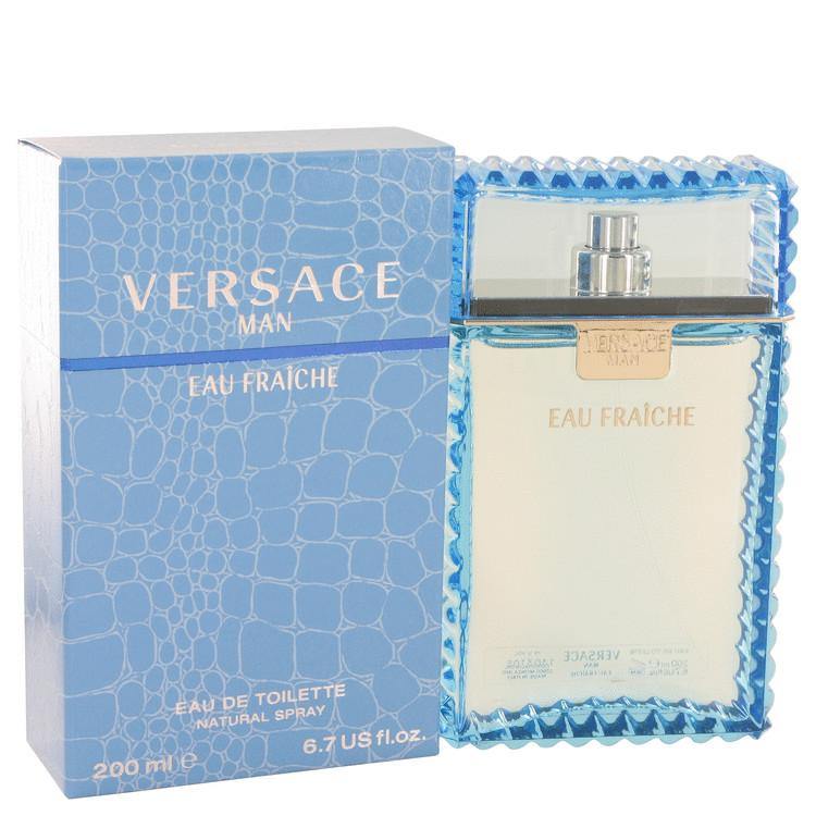 Versace Man Eau Fraiche Eau De Toilette Spray (Blue) By Versace - American Beauty and Care Deals — abcdealstores