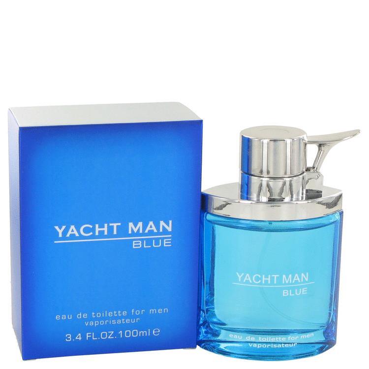 Yacht Man Blue Eau De Toilette Spray By Myrurgia - American Beauty and Care Deals — abcdealstores